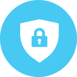 万全のセキュリティーで個人情報も安心